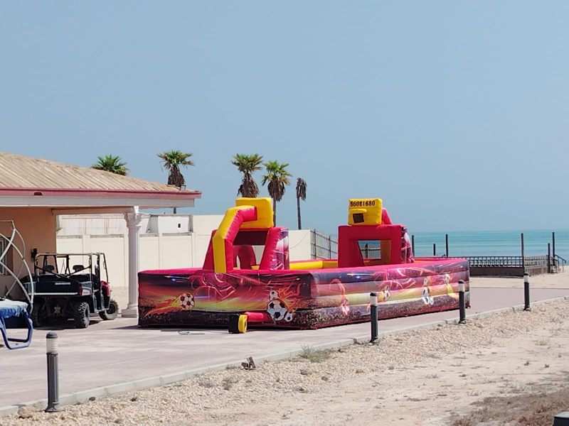 Inflatable Football Bouncy Castle Rental in Doha, Qatar